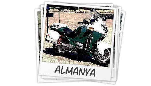 Almanların Polis Motorsikleti