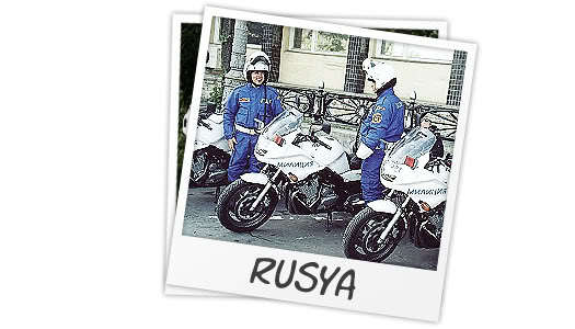 Rusların Polis Motorsikleti